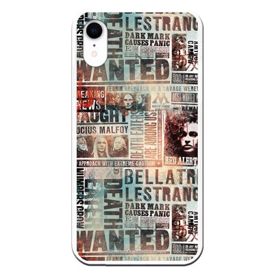 iPhone XR case with a Harry Potter Wanted design