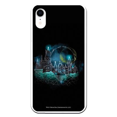 Custodia per iPhone XR con design di Harry Potter Hogwarts