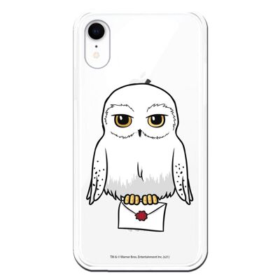 Custodia per iPhone XR con design Harry Potter Hedwig