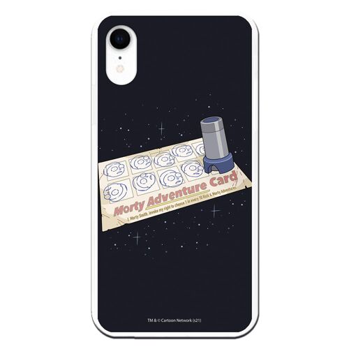 Carcasa iPhone XR con un diseño de Rick y Morty Adventure Card