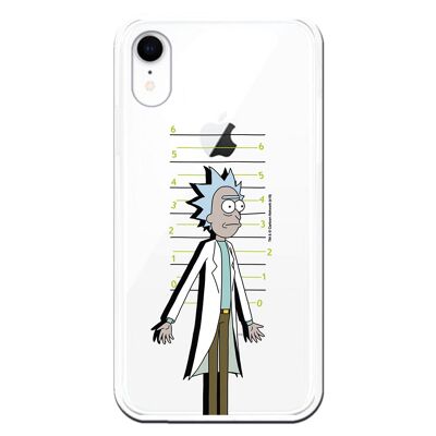 iPhone XR case with a Rick and Morty Rick design