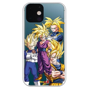 Coque iPhone 13 - Dragon Ball Z Goku Vegeta Gohan Trunks 1