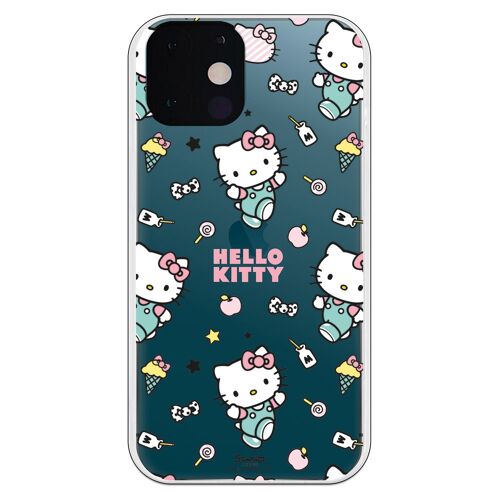 Carcasa iPhone 13 - Hello Kitty patron stickers