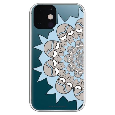 Coque iPhone 13 - Rick et Morty Half Rick