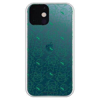 iPhone 13 Case - Rick and Morty Green Faces