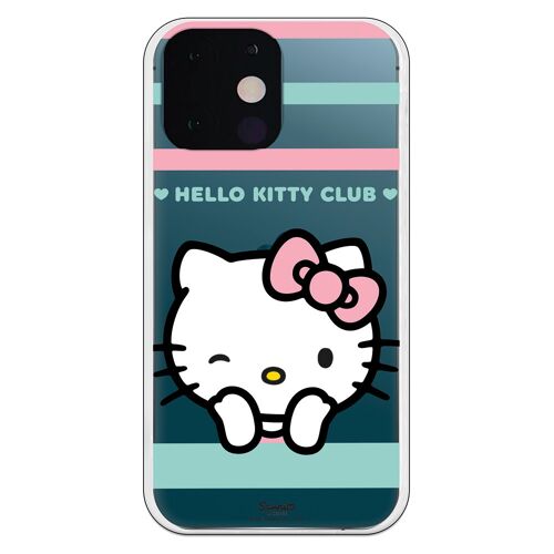 Carcasa iPhone 13 Mini - Hello Kitty club guiño