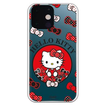 Coque iPhone 13 Mini - Hello Kitty Nœuds Colorés 1