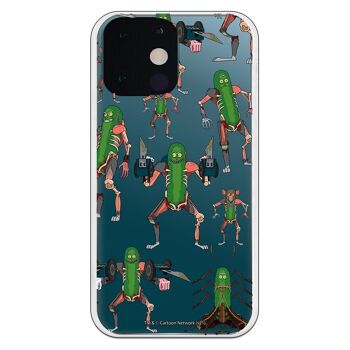 Coque pour iPhone 13 Mini - Rick et Morty Pickle Rick Animal 1