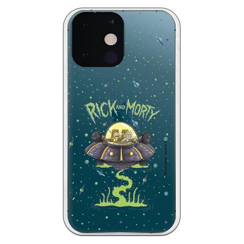 Carcasa iPhone 13 Mini - Rick y Morty Ufo