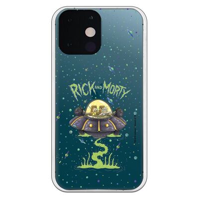 Custodia iPhone 13 Mini - Rick e Morty Ufo
