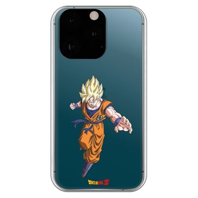 Custodia per iPhone 13 Pro - Parte anteriore di Dragon Ball Z Goku SS1