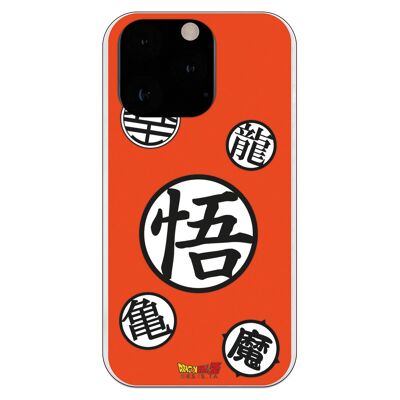 Custodia per iPhone 13 Pro - Simboli di Dragon Ball Z