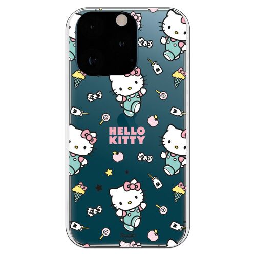Carcasa iPhone 13 Pro - Hello Kitty patron stickers
