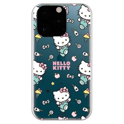 Coque iPhone 13 Pro - Stickers motif Hello Kitty