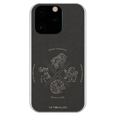 iPhone 13 Pro Case - GOT Houses Silver