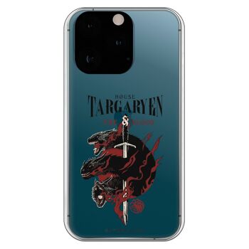 Coque iPhone 13 Pro - GOT Maison Targaryen 1