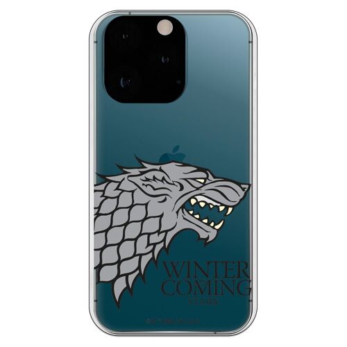 Carcasa iPhone 13 Pro - GOT Winter is Coming Clear