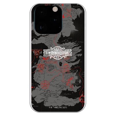 Custodia per iPhone 13 Pro - Mappa GOT