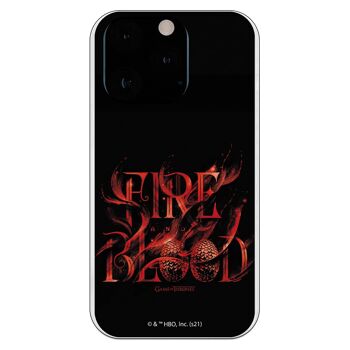 Coque iPhone 13 Pro - GOT Fire and Blood 1