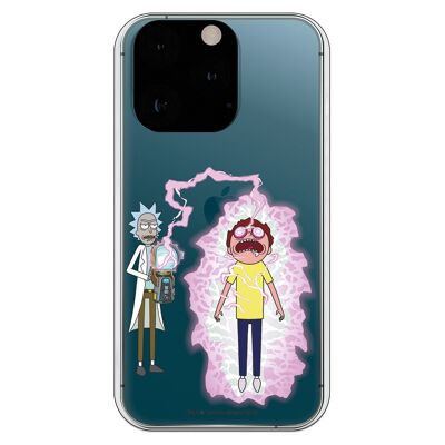 Coque iPhone 13 Pro - Rick et Morty Lightning