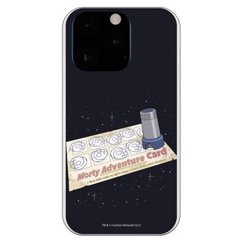 Coque iPhone 13 Pro - Carte Aventure Rick et Morty 1