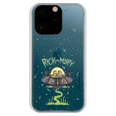 Carcasa iPhone 13 Pro - Rick y Morty Ufo