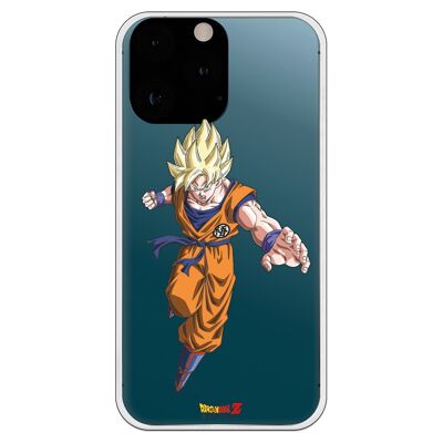 Custodia per iPhone 13 Pro Max - Parte anteriore di Dragon Ball Z Goku SS1