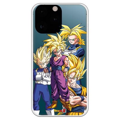 Carcasa iPhone 13 Pro Max - Dragon Ball Z Goku Vegeta Gohan Trunks