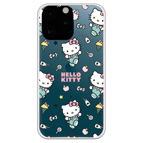 Carcasa iPhone 13 Pro Max - Hello Kitty patron stickers