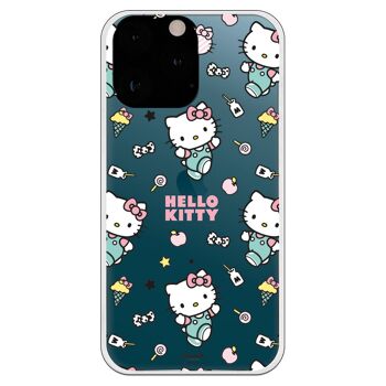 Coque iPhone 13 Pro Max - Stickers motif Hello Kitty 1