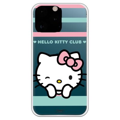 Carcasa iPhone 13 Pro Max - Hello Kitty club guiño