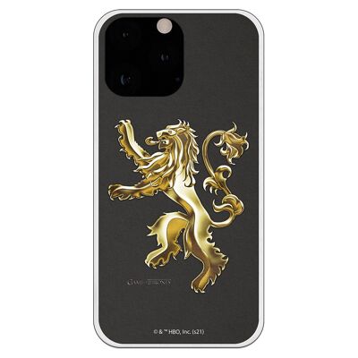 Custodia per iPhone 13 Pro Max - GOT Lannister in metallo