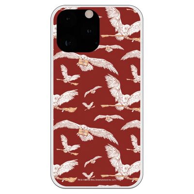 Coque iPhone 13 Pro Max - Motif Hiboux Harry Potter