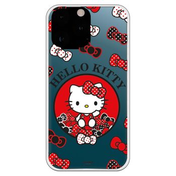 Coque iPhone 13 Pro Max - Nœuds colorés Hello Kitty 1