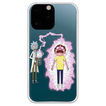 Coque iPhone 13 Pro Max - Rick et Morty Lightning 1