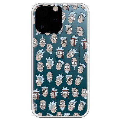 Custodia per iPhone 13 Pro Max - Rick e Morty Faces