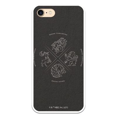 Custodia iPhone 7 - IPhone 8 - SE 2020 - GOT Houses Silver