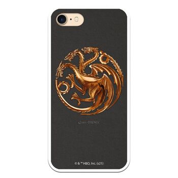 Coque iPhone 7 - IPhone 8 - SE 2020 - Métal GOT Targaryen 1
