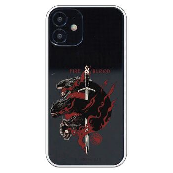 Coque iPhone 12 Mini - GOT Maison Targaryen 1