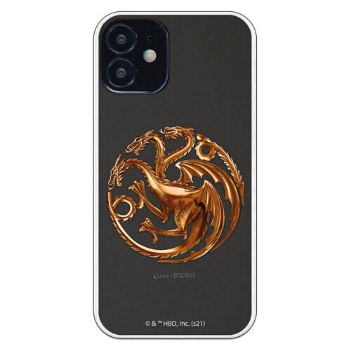 Carcasa iPhone 12 Mini - GOT Targaryen Metal