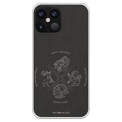 Carcasa iPhone 12 Pro Max - GOT Casas Plata