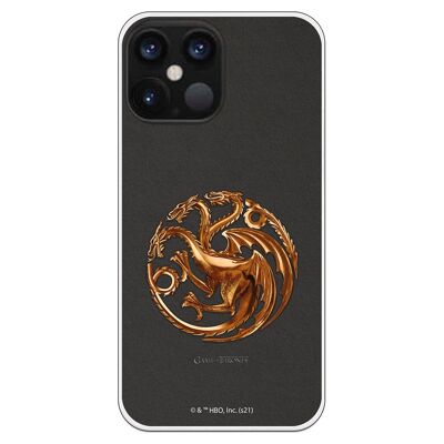 Coque iPhone 12 Pro Max - GOT Targaryen Métal