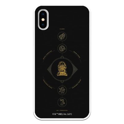 Coque pour iPhone X - XS - GOT Or