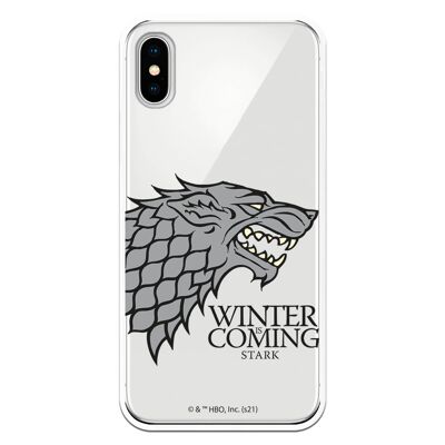 Carcasa iPhone X - XS - GOT Winter is Coming Clear