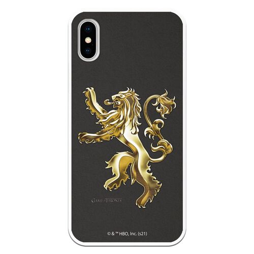 Carcasa iPhone X - XS - GOT Lannister Metal