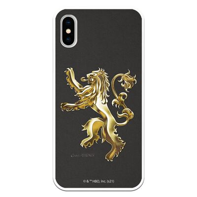 iPhone X - XS case - GOT Lannister Metal