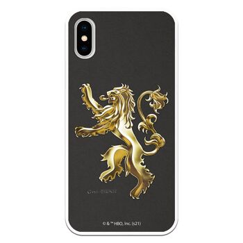 Coque iPhone X - XS - GOT Lannister Métal 1
