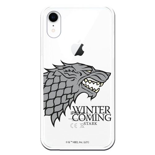 Carcasa iPhone XR - GOT Winter is Coming Clear