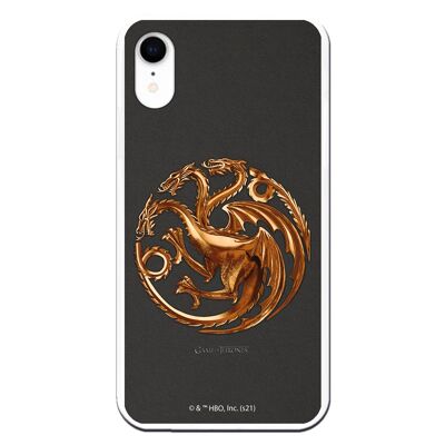 Custodia per iPhone XR - Metallo GOT Targaryen