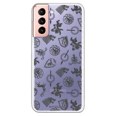 Custodia per Samsung Galaxy S21 - S30 - GOT Pattern Houses Grey